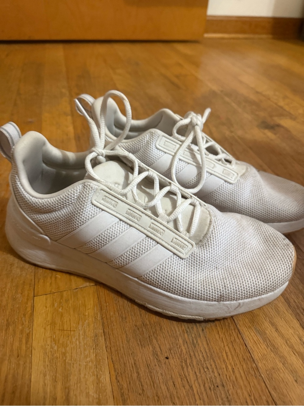 adidas Women’s White Mesh Athletic Sneakers